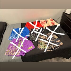 Kill Crew Floral Cream Muay Thai Shorts